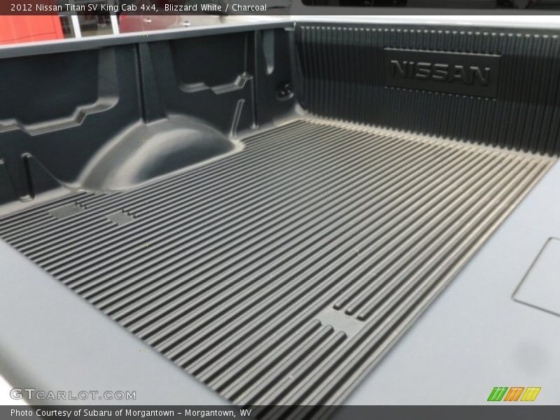 Blizzard White / Charcoal 2012 Nissan Titan SV King Cab 4x4
