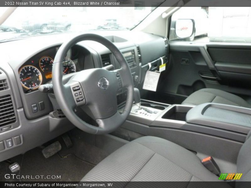 Charcoal Interior - 2012 Titan SV King Cab 4x4 