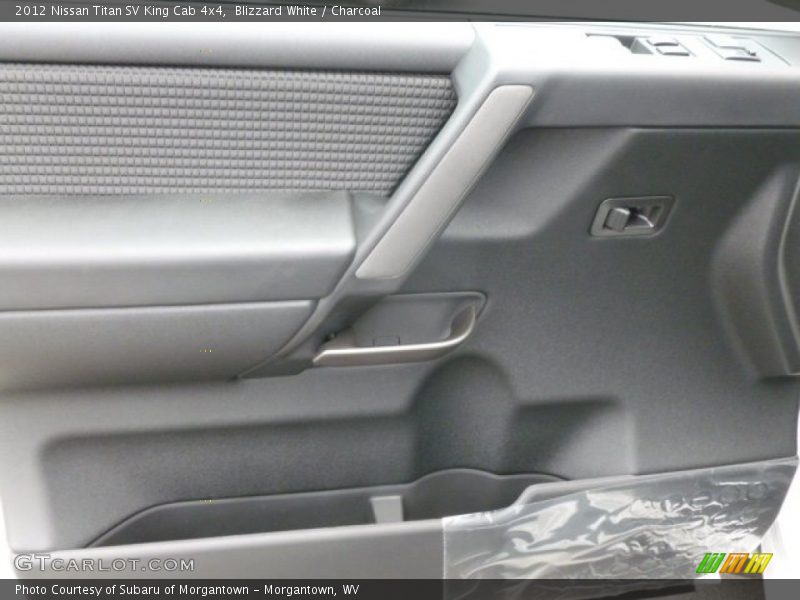 Blizzard White / Charcoal 2012 Nissan Titan SV King Cab 4x4