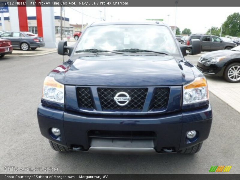 Navy Blue / Pro 4X Charcoal 2012 Nissan Titan Pro-4X King Cab 4x4