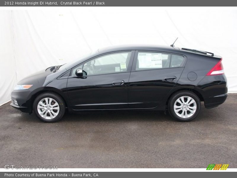 Crystal Black Pearl / Black 2012 Honda Insight EX Hybrid