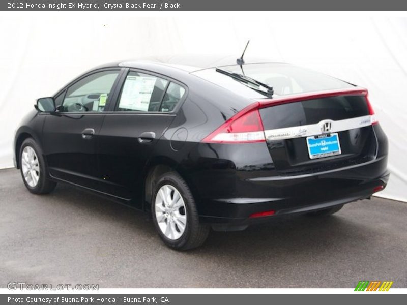 Crystal Black Pearl / Black 2012 Honda Insight EX Hybrid