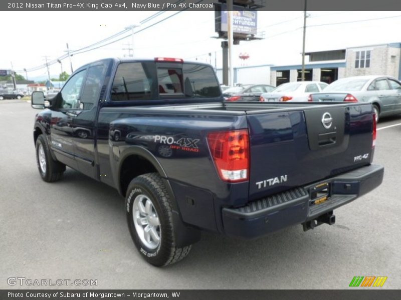 Navy Blue / Pro 4X Charcoal 2012 Nissan Titan Pro-4X King Cab 4x4