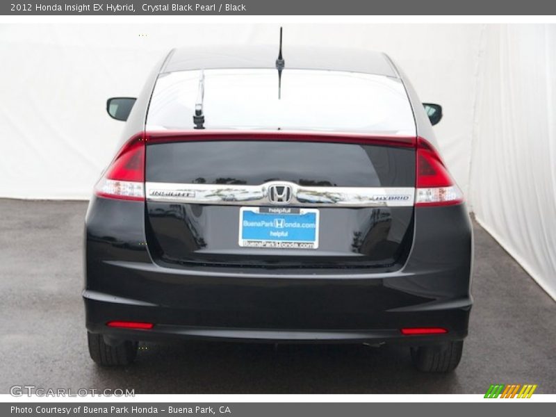 Crystal Black Pearl / Black 2012 Honda Insight EX Hybrid