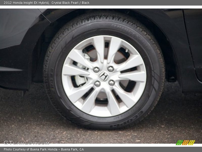 Crystal Black Pearl / Black 2012 Honda Insight EX Hybrid