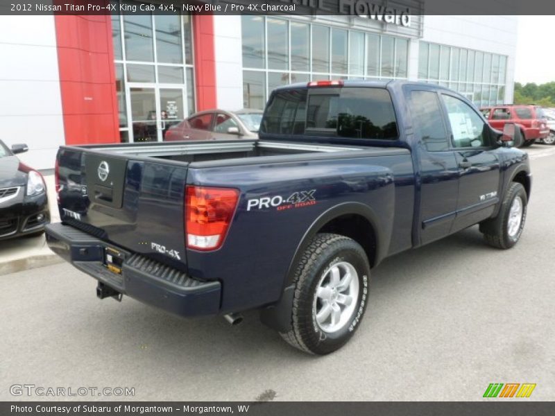 Navy Blue / Pro 4X Charcoal 2012 Nissan Titan Pro-4X King Cab 4x4