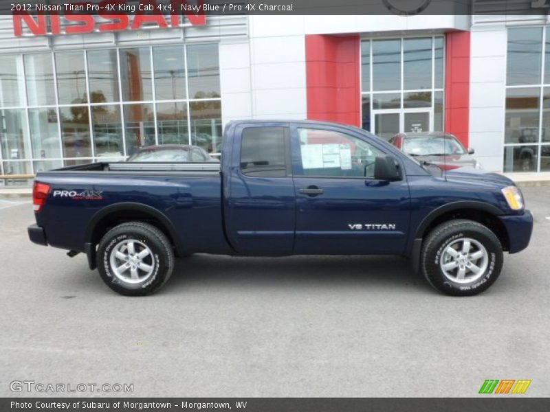 Navy Blue / Pro 4X Charcoal 2012 Nissan Titan Pro-4X King Cab 4x4