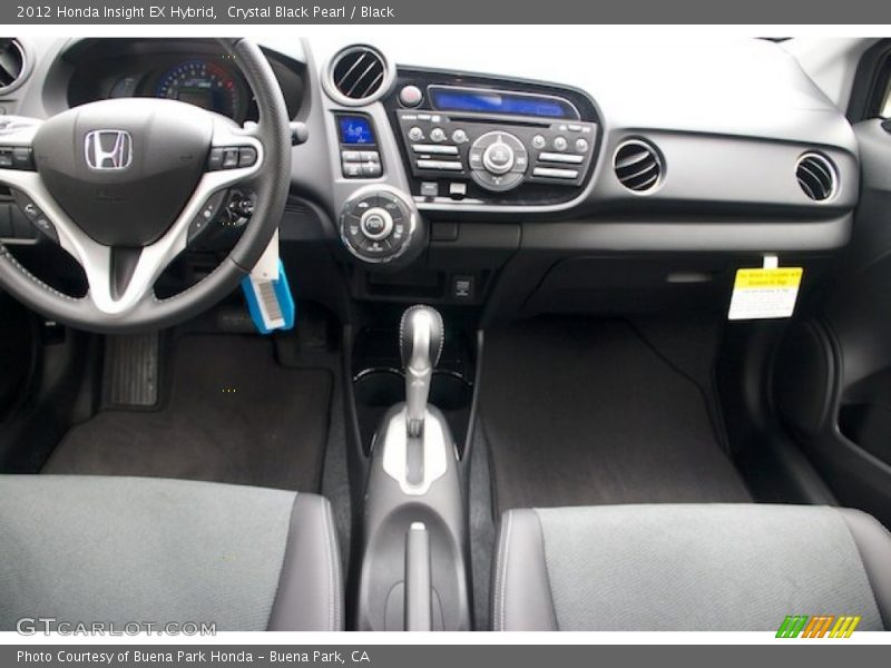 Crystal Black Pearl / Black 2012 Honda Insight EX Hybrid