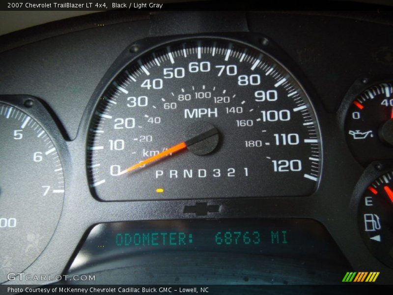 Black / Light Gray 2007 Chevrolet TrailBlazer LT 4x4