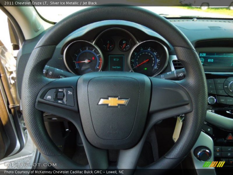 Silver Ice Metallic / Jet Black 2011 Chevrolet Cruze LT
