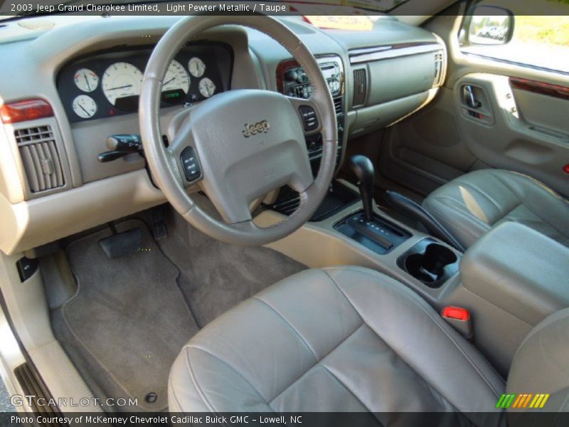 Taupe Interior - 2003 Grand Cherokee Limited 