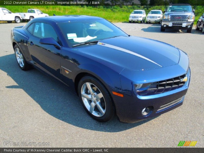 Imperial Blue Metallic / Black 2012 Chevrolet Camaro LT Coupe