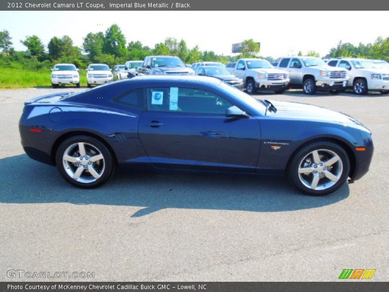 Imperial Blue Metallic / Black 2012 Chevrolet Camaro LT Coupe
