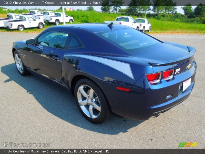 Imperial Blue Metallic / Black 2012 Chevrolet Camaro LT Coupe