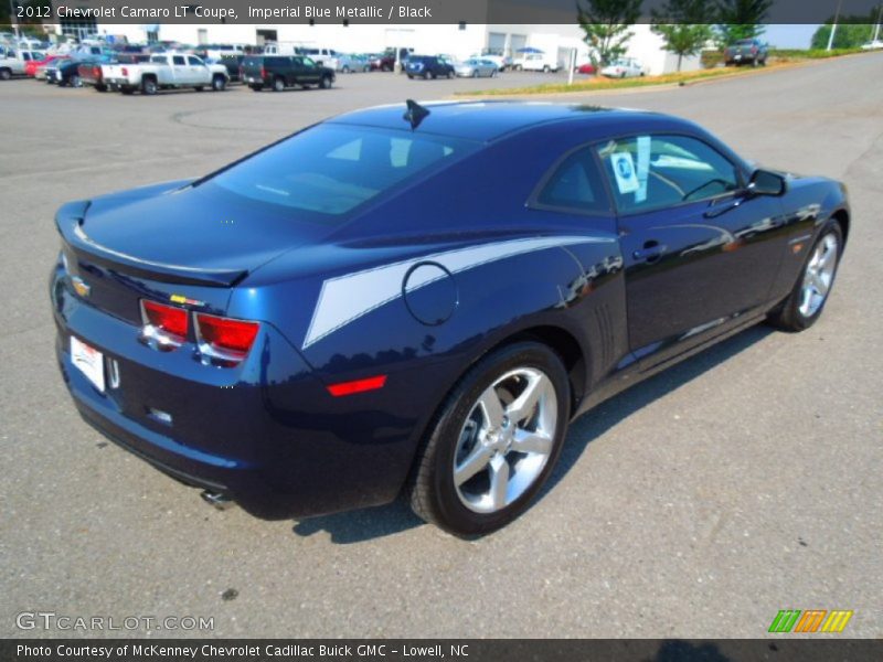 Imperial Blue Metallic / Black 2012 Chevrolet Camaro LT Coupe