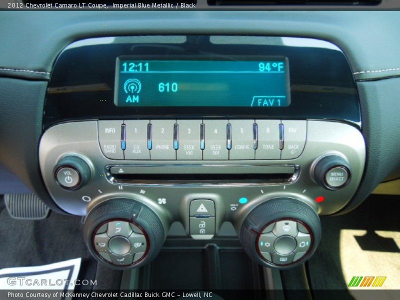 Audio System of 2012 Camaro LT Coupe