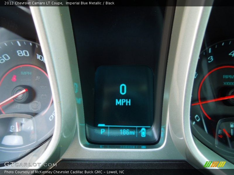 Imperial Blue Metallic / Black 2012 Chevrolet Camaro LT Coupe