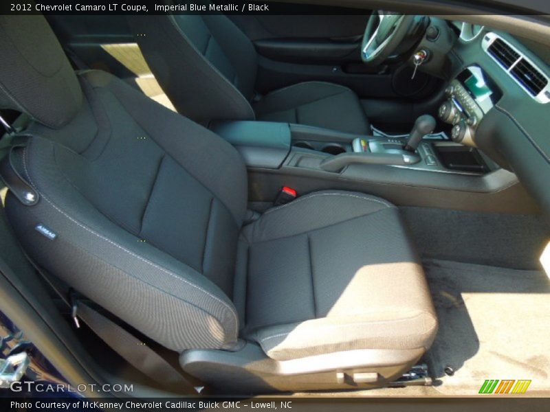 Imperial Blue Metallic / Black 2012 Chevrolet Camaro LT Coupe