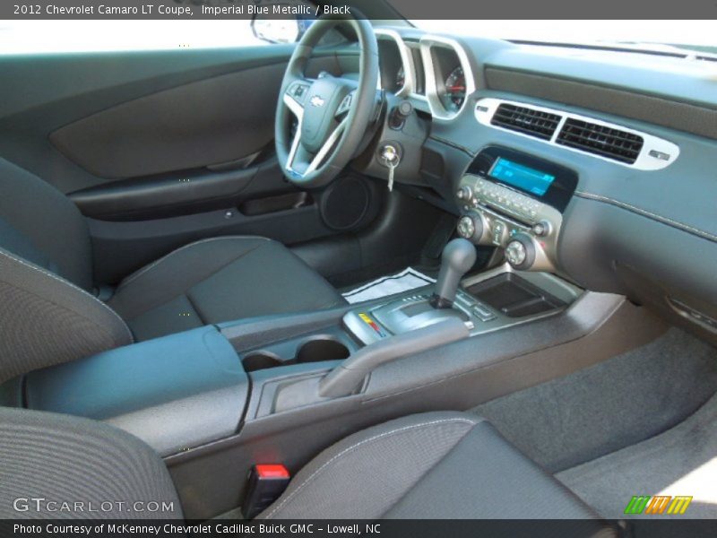 Imperial Blue Metallic / Black 2012 Chevrolet Camaro LT Coupe