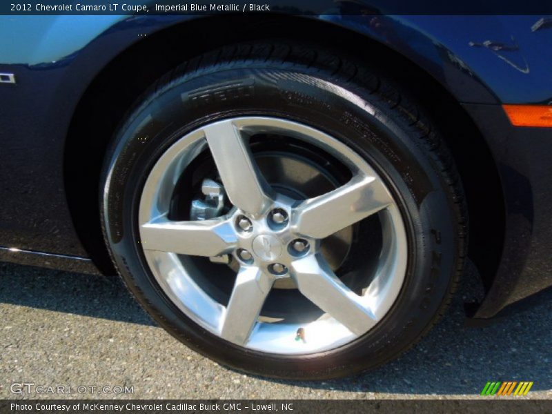 Imperial Blue Metallic / Black 2012 Chevrolet Camaro LT Coupe