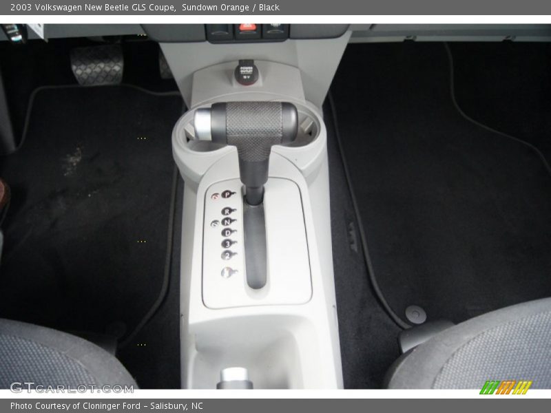 Sundown Orange / Black 2003 Volkswagen New Beetle GLS Coupe