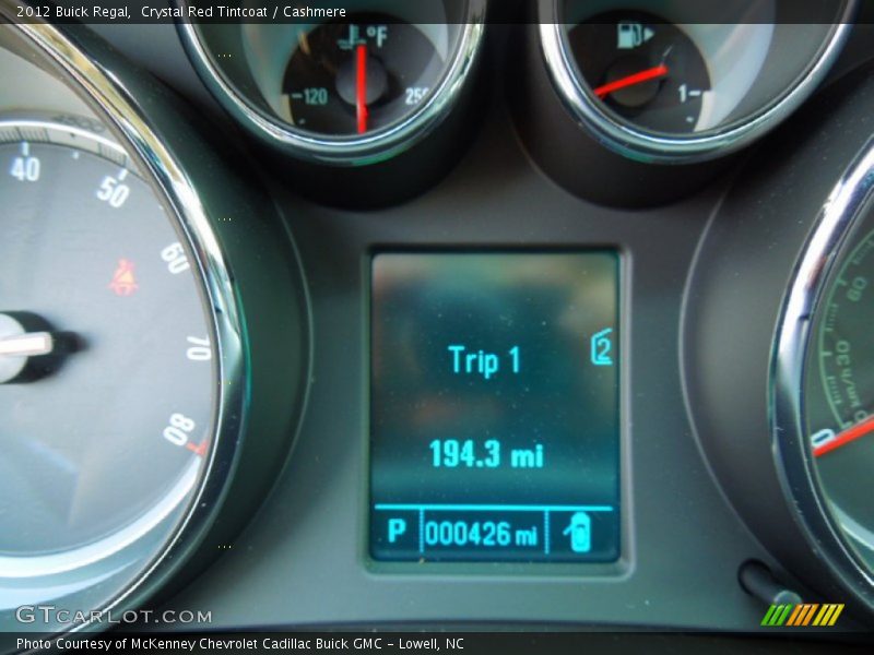 Crystal Red Tintcoat / Cashmere 2012 Buick Regal