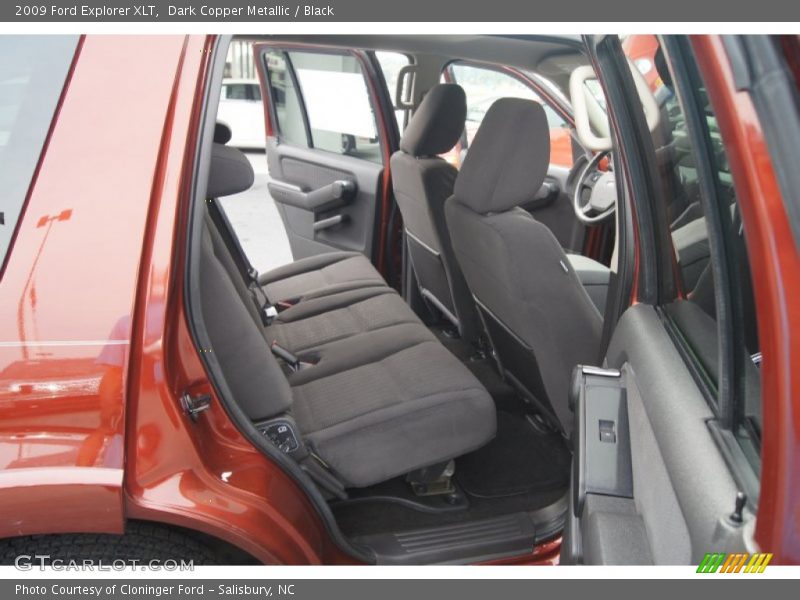 Dark Copper Metallic / Black 2009 Ford Explorer XLT