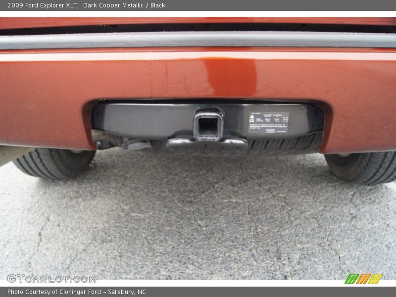 Dark Copper Metallic / Black 2009 Ford Explorer XLT