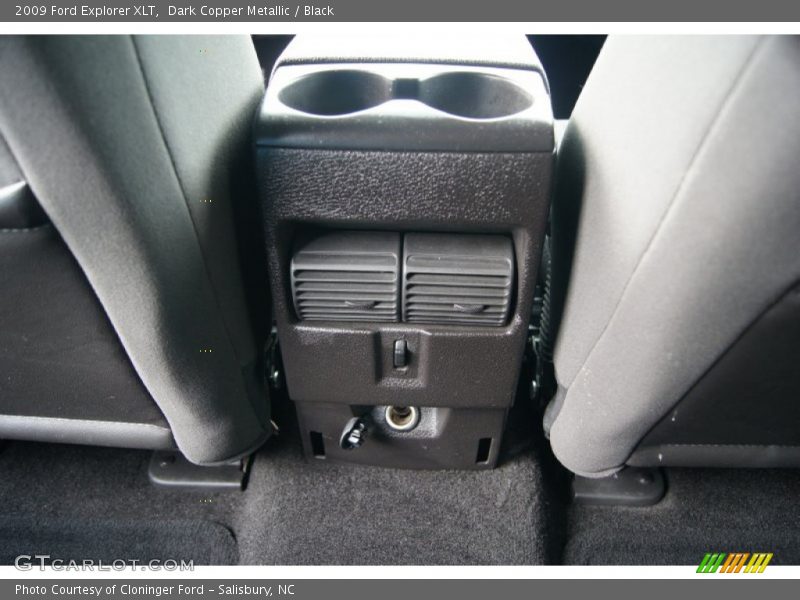 Dark Copper Metallic / Black 2009 Ford Explorer XLT