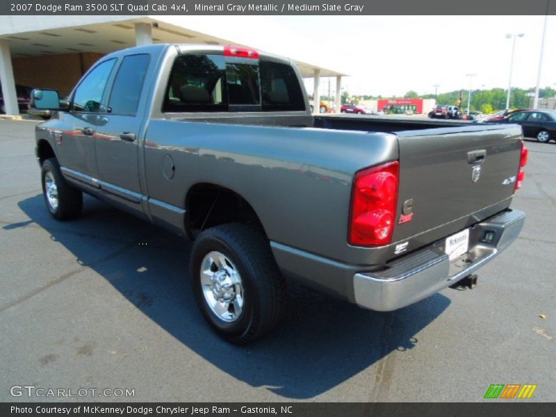 Mineral Gray Metallic / Medium Slate Gray 2007 Dodge Ram 3500 SLT Quad Cab 4x4