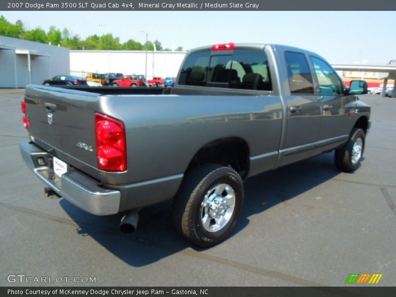 Mineral Gray Metallic / Medium Slate Gray 2007 Dodge Ram 3500 SLT Quad Cab 4x4
