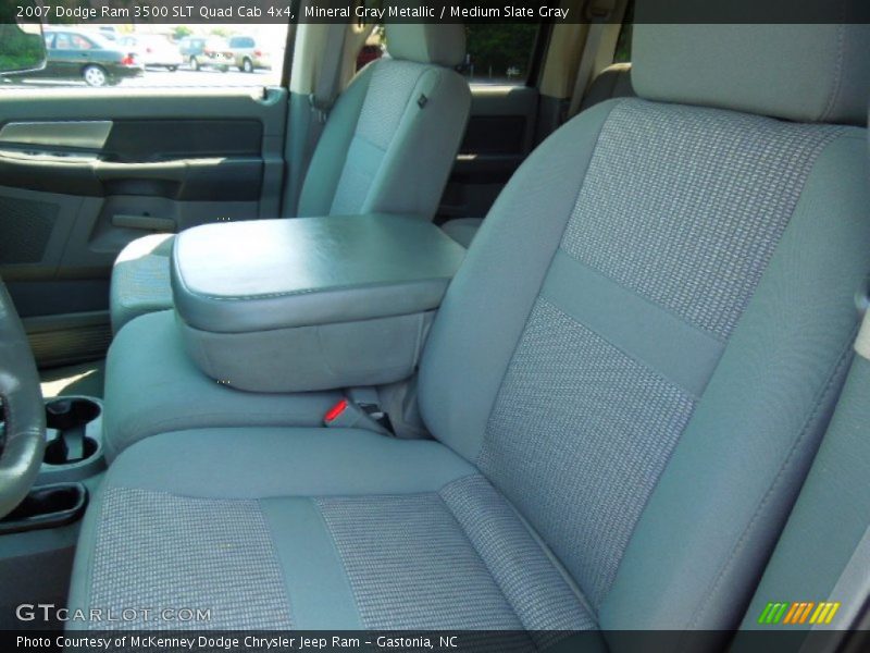 Mineral Gray Metallic / Medium Slate Gray 2007 Dodge Ram 3500 SLT Quad Cab 4x4