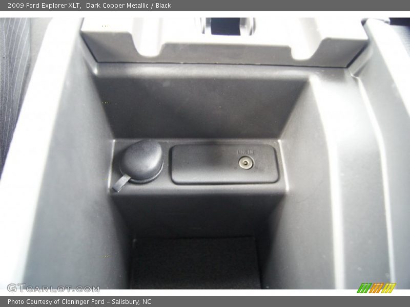 Dark Copper Metallic / Black 2009 Ford Explorer XLT