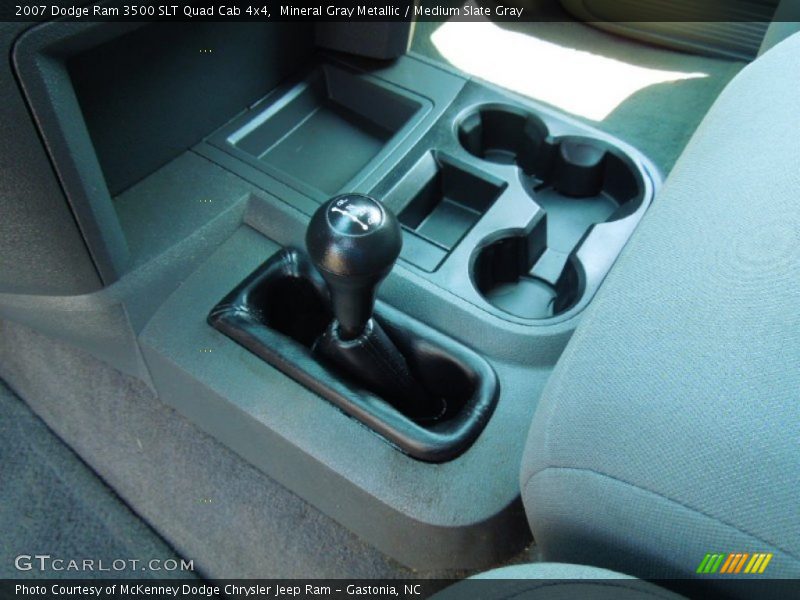 Mineral Gray Metallic / Medium Slate Gray 2007 Dodge Ram 3500 SLT Quad Cab 4x4