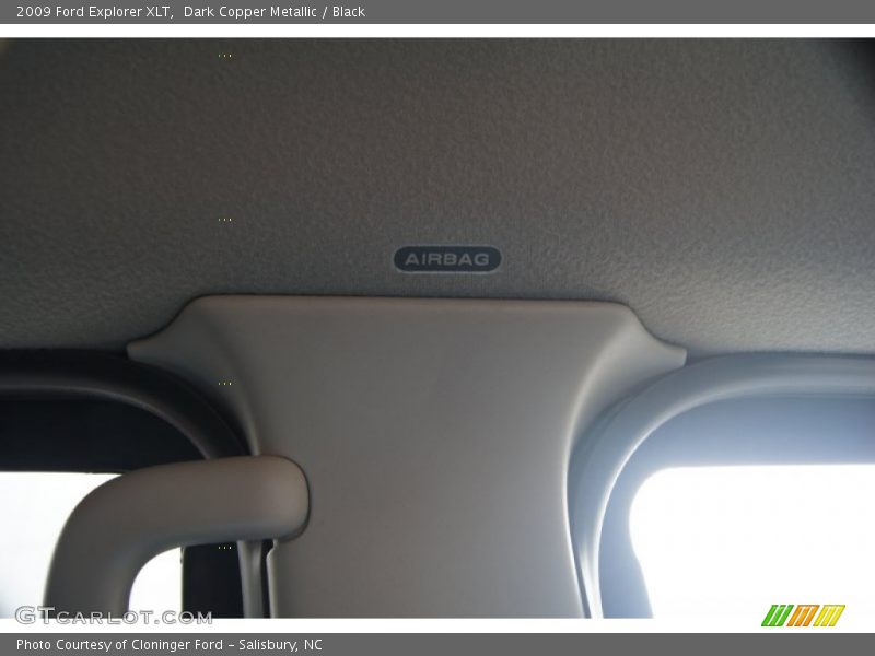 Dark Copper Metallic / Black 2009 Ford Explorer XLT