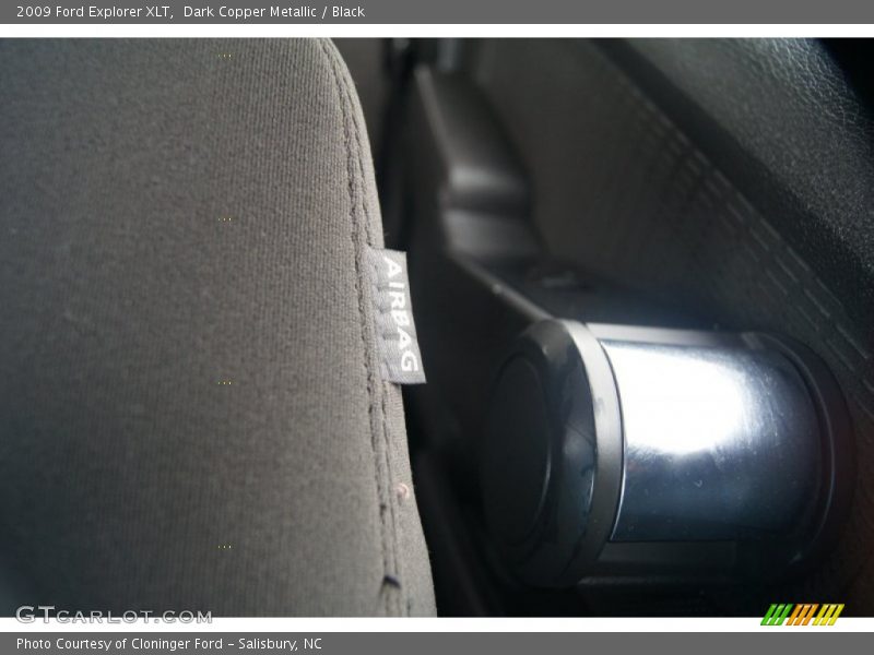Dark Copper Metallic / Black 2009 Ford Explorer XLT