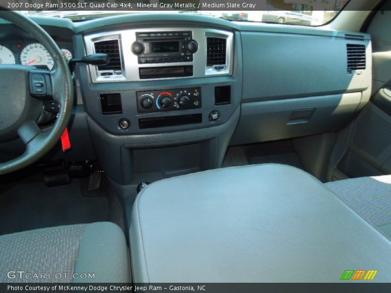 Mineral Gray Metallic / Medium Slate Gray 2007 Dodge Ram 3500 SLT Quad Cab 4x4