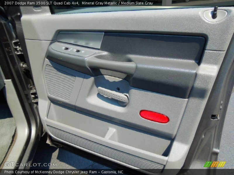 Mineral Gray Metallic / Medium Slate Gray 2007 Dodge Ram 3500 SLT Quad Cab 4x4