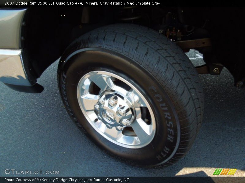 Mineral Gray Metallic / Medium Slate Gray 2007 Dodge Ram 3500 SLT Quad Cab 4x4