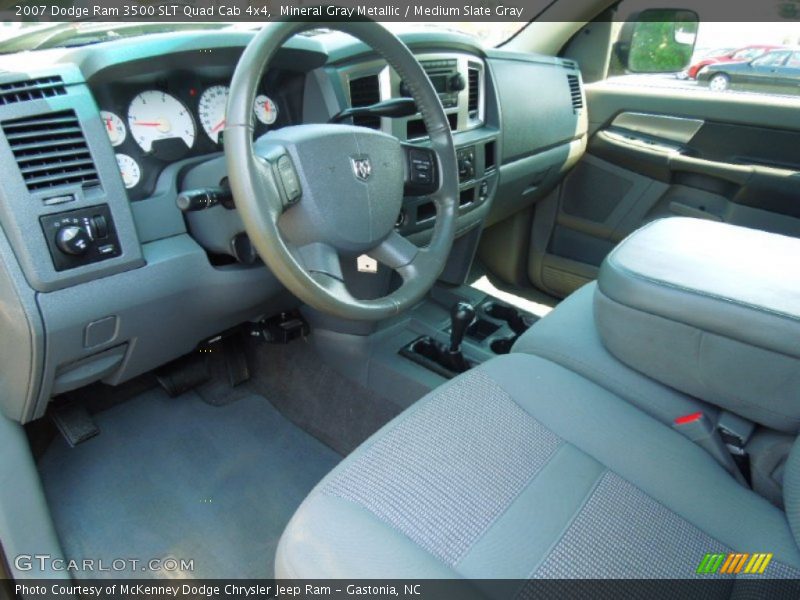 Medium Slate Gray Interior - 2007 Ram 3500 SLT Quad Cab 4x4 