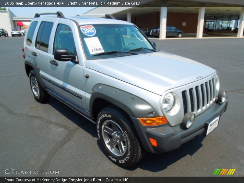 Bright Silver Metallic / Medium Slate Gray 2005 Jeep Liberty Renegade 4x4