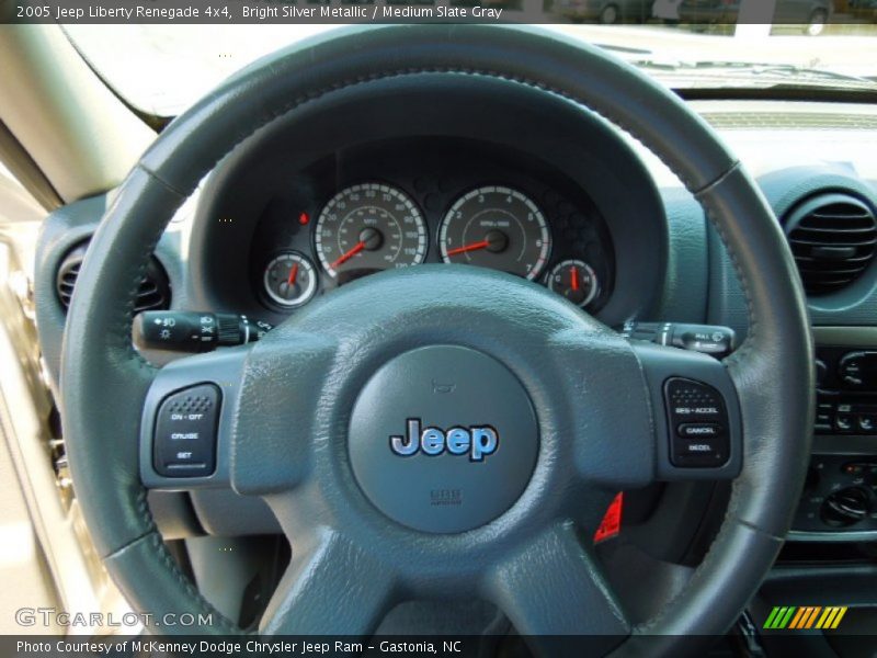 Bright Silver Metallic / Medium Slate Gray 2005 Jeep Liberty Renegade 4x4