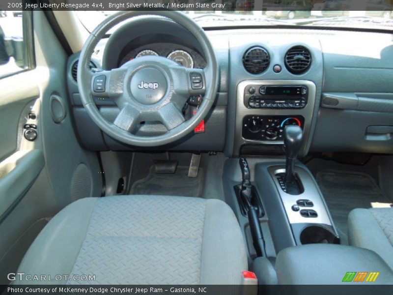 Bright Silver Metallic / Medium Slate Gray 2005 Jeep Liberty Renegade 4x4
