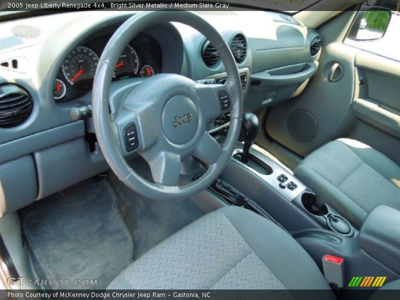 Bright Silver Metallic / Medium Slate Gray 2005 Jeep Liberty Renegade 4x4