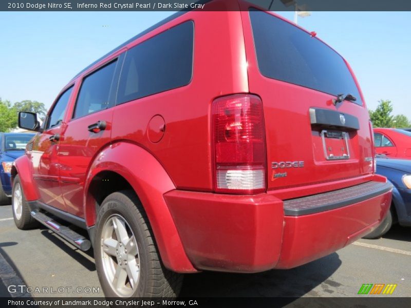 Inferno Red Crystal Pearl / Dark Slate Gray 2010 Dodge Nitro SE