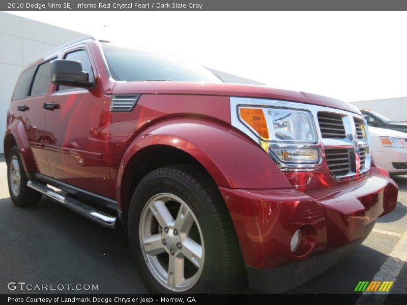 Inferno Red Crystal Pearl / Dark Slate Gray 2010 Dodge Nitro SE