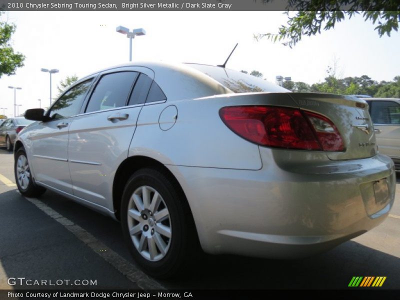 Bright Silver Metallic / Dark Slate Gray 2010 Chrysler Sebring Touring Sedan