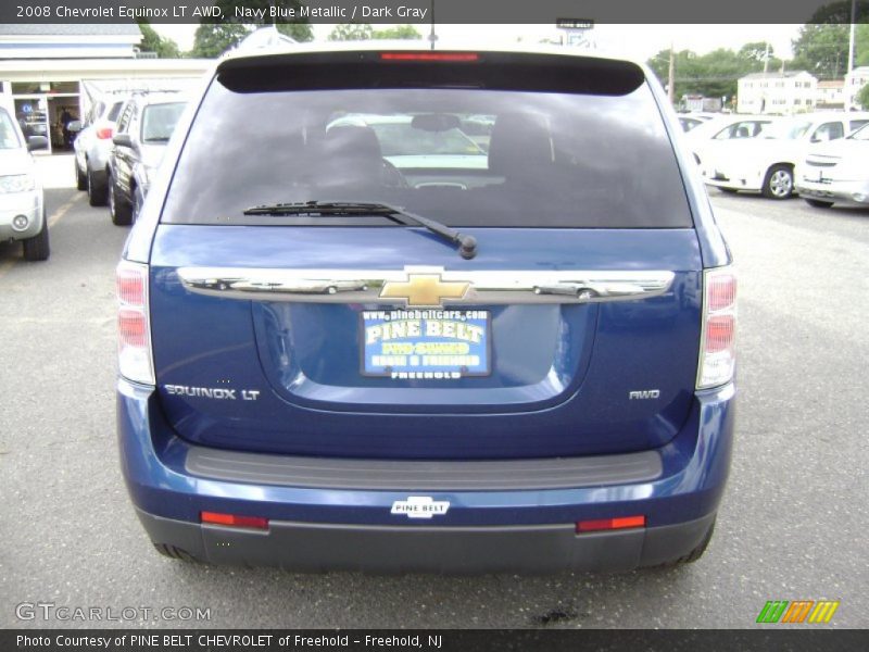 Navy Blue Metallic / Dark Gray 2008 Chevrolet Equinox LT AWD