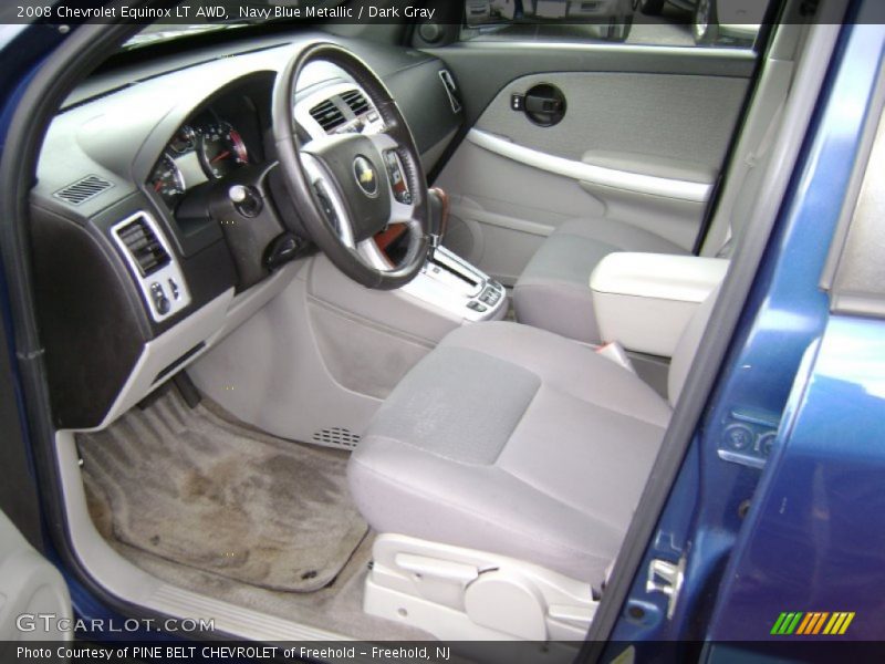 Navy Blue Metallic / Dark Gray 2008 Chevrolet Equinox LT AWD