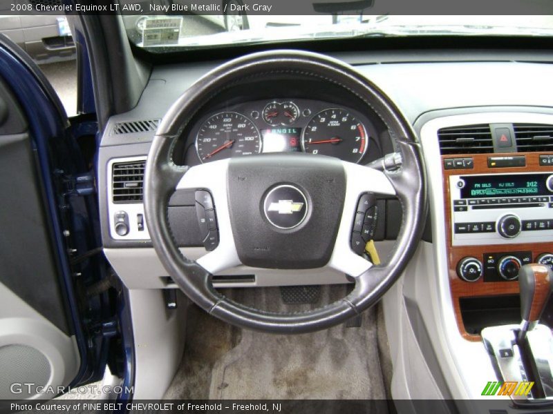 Navy Blue Metallic / Dark Gray 2008 Chevrolet Equinox LT AWD